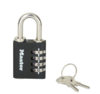 Hangslot | Uniek cijferslot met sleutel | Masterlock 7641EURDBLK