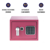 Yale Mini kluis - Roze - Elektronische Kluis - YSV/170/DB2/P - Algemene informatie