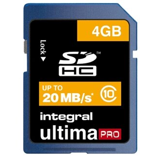 Integral SDHC-geheugenkaart 4 GB