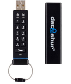 datAshur beveiligde USB 2.0 stick met PIN code 8GB