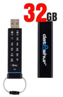 datAshur beveiligde USB 2.0 stick met PIN code 32GB