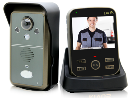 Draadloze video deurbel met camera en opname Kivos KDB302A Nieuwste model!