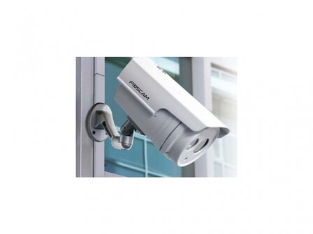 foscam FI9803P, ip video camera voor dag en nacht surveillance met gratis app_zijaanzicht