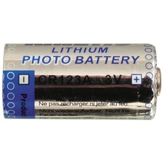 Kinetic C123A 3 Volt Lithium Batterij 