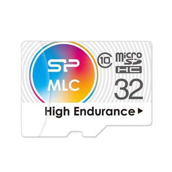Micro SD card, SP High Endurance 32GB voor camera&#039;s