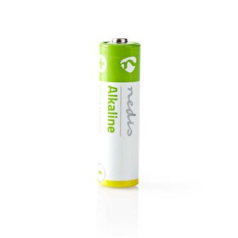 Alkaline batterij AA 1.5 V Nedis, blister 4 stuks