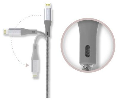 Silicon Power, Apple USB telefoonlader, zilver