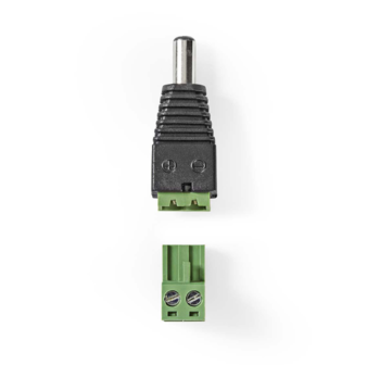 CCTV-Beveiligingsconnector, CCTVCM11BK5, 2-Aderig naar DC Female, 5,5 x 2,1 mm, 5 stuks