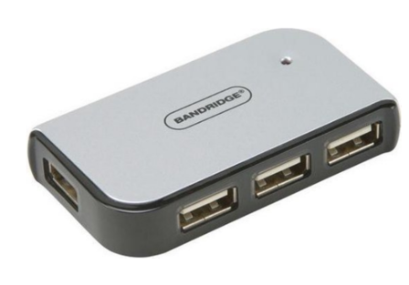 Bandridge 4-poorts USB 2.0 hub 