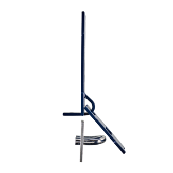 Squire overval hangslot grendel No. 8_zijaanzicht