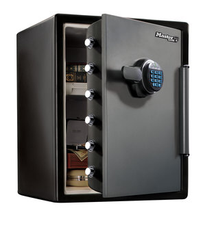 Masterlock Kluis - Kluis Brandwerend - Cijferslot - Brandwerende Kluis - Polymet Kit - 60.5 x 47.2 x 49 cm - Zwart