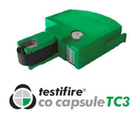 Testifire TC3 6 pack&nbsp;koolmonoxide CO vervanging&nbsp;capsule&nbsp;