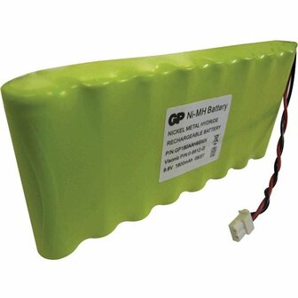 Visonic Batterijvervanging 0-9912-G voor beveiligingsalarmsysteem - 9.6V