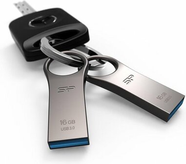 Sterke USB stick 3.2, 16GB, Titanium, SP Jewel J80, SP016GBUF3J80V1T