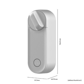 Slim-Deurslot,-Yale-Linus-L2-05/103210/SI-Zilver