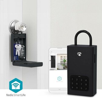 Sleutelkluis | Smart Life | Bluetooth sleutelkluis | BTHKB10BK_open aan deurknop