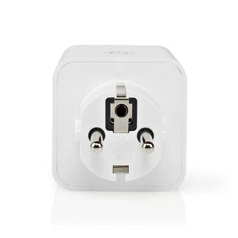 slimme stekker | smart life | smart plug | nedis WIFIP121FWT_achteraanzicht