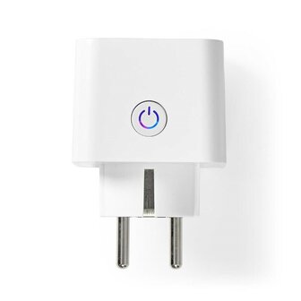 slimme stekker | smart life | smart plug | nedis WIFIP121FWT_zijaanzicht1