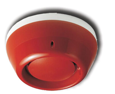 Siemens alarmgever - slow-whoop sirene - rood - FDS221-R