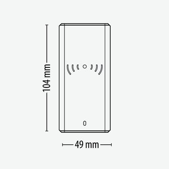 Paxton10 | Secure Lezer | Slimline | 010-296-NL
