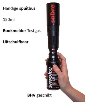 Spuitbus SmokeSabre 150 ml, rookmelder testgas