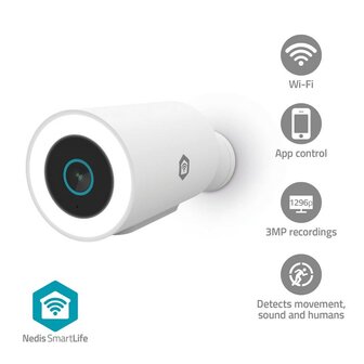 Bestuurbare WiFi camera voor buiten met app - Smart Life - Smartlife WIFICO15CWT