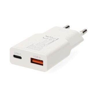 Nedis USB-C - USB-A 30W oplader 2