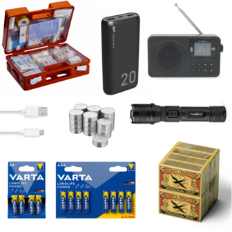 Basis Veiligheid Noodpakket overzicht producten