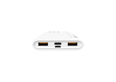 Powerbank 10000mAh Silicon Power QP15 - SP10KMAPBKQP150W Wit Poort