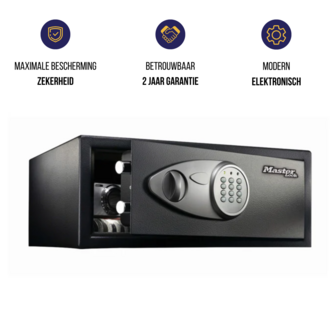 Masterlock X075ML Middelgrote kluis met digitale combinatie