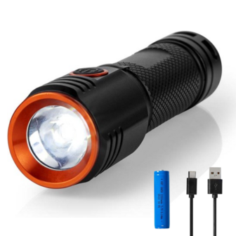 Oplaadbare zaklamp - 2200lm