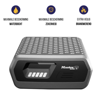 MasterLock CHW30300EURHRO, digitale kluis brand en water werend