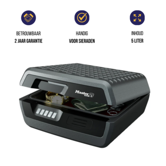 MasterLock CHW30300EURHRO, digitale kluis brand en water werend - algemene informatie