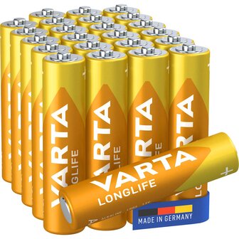 VARTA Longlife Batterijen - AAA - 24 Stuks