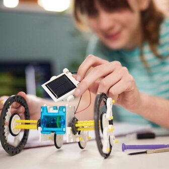 Robot bouwpakket 14 in 1 op Zonne-energie - voor Jongeren en Volwassenen - KSR13 in actie