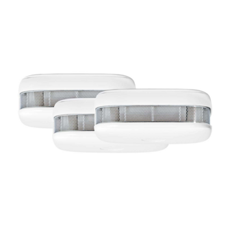 Rookmelder - Slimme Rookmelder - 3 stuks - Nedis WIFIDS21WT3 - Zijkant
