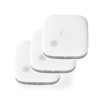 Rookmelder - Slimme Rookmelder - 3 stuks - Nedis WIFIDS21WT3