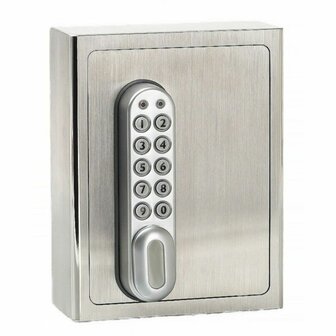 RVS sleutelkluis met codeslot - 179E keysafe