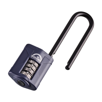 Squire CP50/2.5 Cijferslot Hangslot - 3 Stuks - Lange Beugel - Beugel open