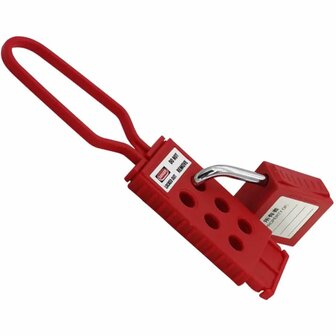 Lock-out - Slotvermeerderaar - Slotvergrendeling - Niet Geleidende Houder - Masterlock 428 schuinaanzicht