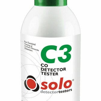 Solo C3 CO-melder testspray - Testgas voor Koolmonoxidemelders - Spuitbus 250 ml vooraanzicht