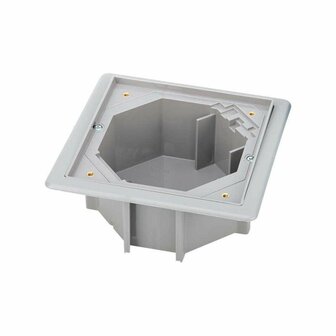 Simon stopcontact vloerdoos set voor verhoogde vloer IP66 - SIM/KGE170TF/23 + SIM/KSE1/23/72 doos