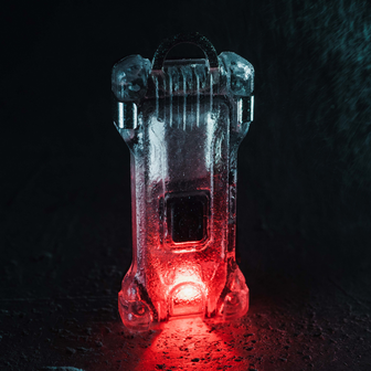 Armytek Zippy WR Extended Set Groen - Oplaadbare Mini 3-in-1 LED Zaklamp - Sfeerimpressie roodlicht