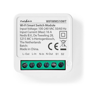 SmartLife schakelaar inbouw module - Slimme Wi-Fi Inbouwmodule - Schakelaar - WIFIWMS10WT