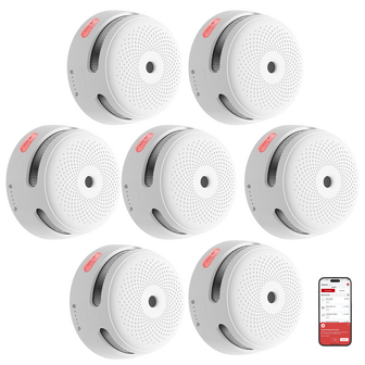 X-Sense XS01-M Rookmelder - 7 Stuks - Draadloos Koppelbaar - Fotoelektrisch - 10 Jaar Batterij - Overzicht