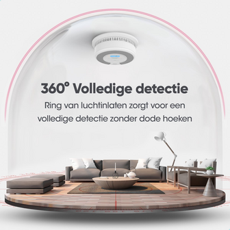 X-Sense SC07-W Combimelder - Draadloos Koppelbaar - 10 Jaar Batterij - Volledige detectie