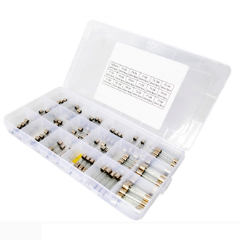 Universele Glaszekeringenset - 90-delig Zekeringkit