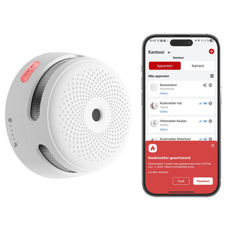 X-Sense XS01-M Rookmelder - 4 Stuks + SBS50 WiFi Hub - Fotoelektrisch - Draadloos Koppelbaar - 10 Jaar Batterij - Rookmelder