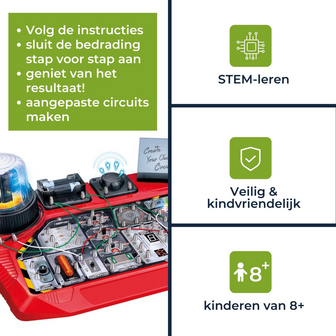 Elektronische Projectenkit voor Kinderen - 50-in-1 Circuit Lab - Algemene informatie