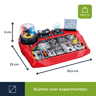 Elektronische Projectenkit voor Kinderen - 50-in-1 Circuit Lab - Afmetingen